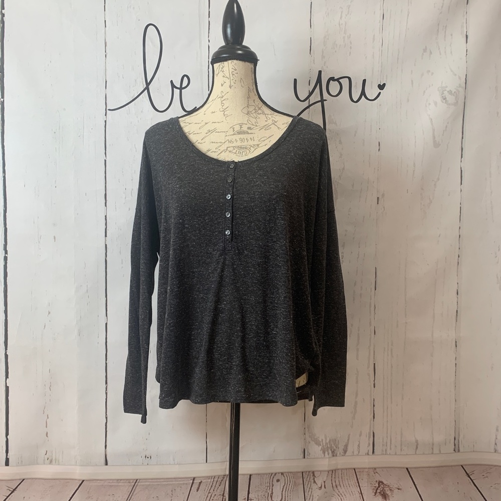 Victoria's Secret Heather Gray Shirt Large
